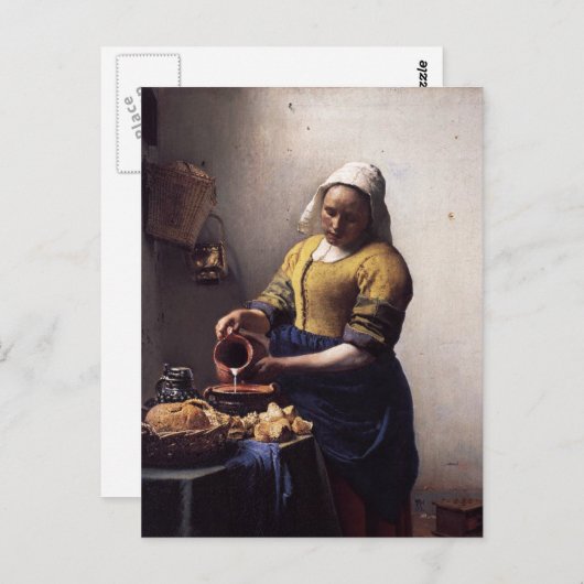 Die Milchmädchen Postkarte (Vorne/Hinten)