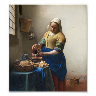 Die Milchmädchen von Johannes Vermeer Fotodruck