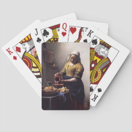 Die Milchmädchen von Johannes Vermeer Spielkarten