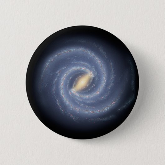 Die Milchstraße-Galaxie-Raum NASA Button (Vorderseite)