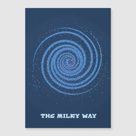 Die Milchstraße Magnetkarte (Vorderseite)