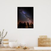 Die Milchstraße | Rose Valley, Kalifornien Poster (Küche)