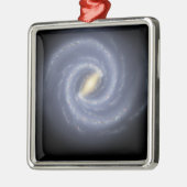 Die Milchstraße Silbernes Ornament (Links)