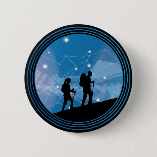 Die Milchstraße wandern Button (Vorderseite)