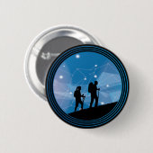 Die Milchstraße wandern Button (Vorne & Hinten)