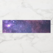 Die Milchstraße Wasserflaschenetikett (Einzelnes Label)