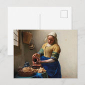 DIE MILKMAID POSTKARTE (Vorne/Hinten)