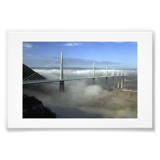 Die Millau-Brücke Fotodruck (Vorne)
