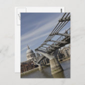 Die Millenium-Brücke Postkarte (Vorne/Hinten)