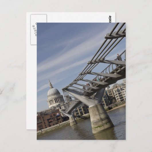 Die Millenium-Brücke Postkarte (Vorne/Hinten)
