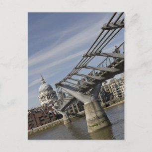 Die Millenium-Brücke Postkarte