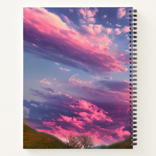 Die Millionen Schattierungen von Rosa Notizblock (Rückseite)