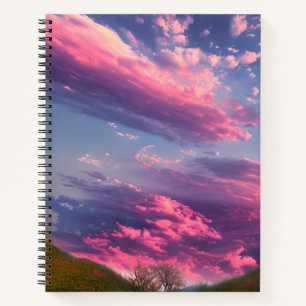 Die Millionen Schattierungen von Rosa Notizblock