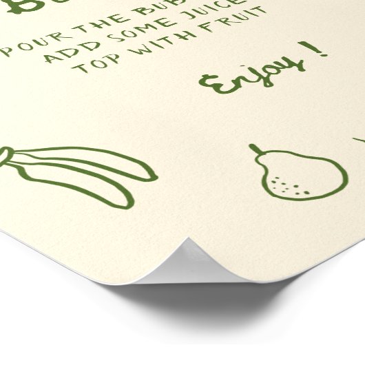 Die Mimosa-Bar Poster (Ecke)