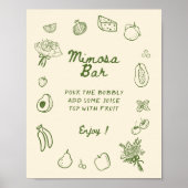 Die Mimosa-Bar Poster (Vorne)