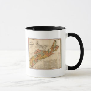 Die mineralische Karte der Kirche von Nova Scotia Tasse