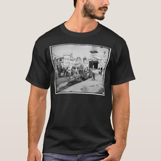 Die Miniatureisenbahn, Coney Island, N.Y. c1905 T-Shirt (Vorderseite)