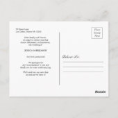 Die minimale Liebe ist der Patient aufgeschoben Postkarte (Rückseite)