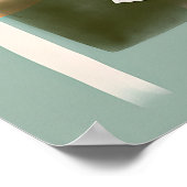 Die minimalistische Kunst der Erde Poster (Ecke)