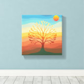 Die minimalistische Leinwand des Naturspektrums (Insitu (Holzboden))