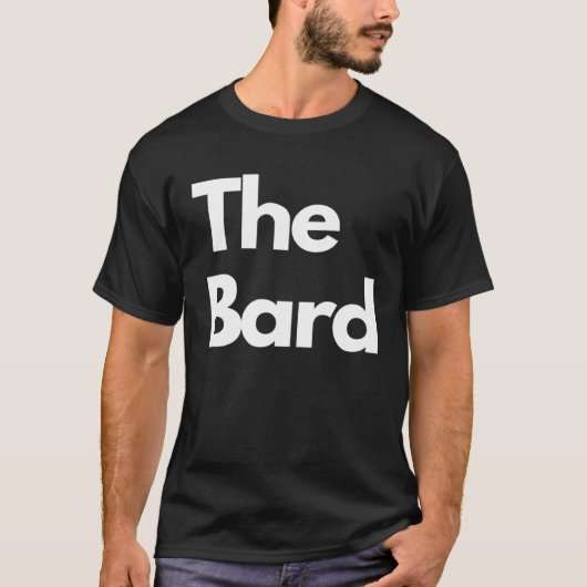 Die minimalistischen Bard-Titel T-Shirt (Vorderseite)