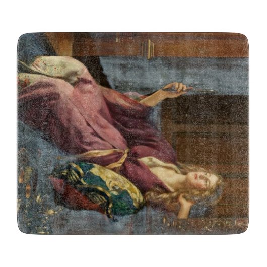 Die Minx (von John Collier) Schneidebrett (Vorderseite)