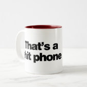 Die MIR-Tasse Zweifarbige Tasse (Vorderseite Links)