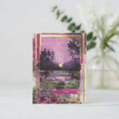 Die Mischmedienkollektion des Mondeiches Postkarte (Stehend Vorderseite)