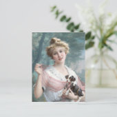 Die Mischous-Welpe von Emile Vernon Postkarte (Stehend Vorderseite)