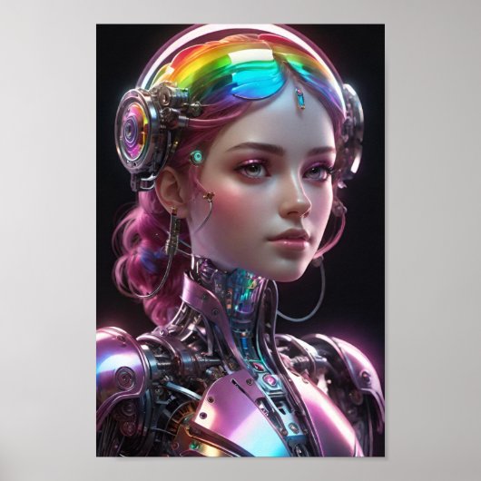 Die Mischung aus Technologie und Leben Poster (Vorne)