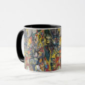 "Die Mission" Malerei Tasse Jeff Hankamer (Vorderseite Links)