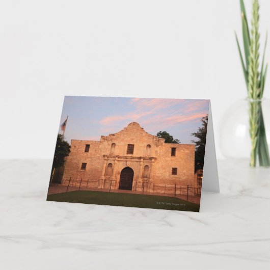 Die Mission von Alamo im modernen San Antonio, 2 Karte (Vorderseite)