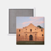 Die Mission von Alamo im modernen San Antonio, 2 Magnet (Vorderseite/Rückseite)