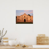 Die Mission von Alamo im modernen San Antonio, 2 Poster (Küche)