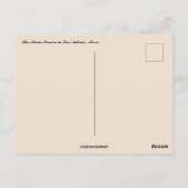 Die Mission von Alamo in San Antonio Texas Postkarte (Rückseite)