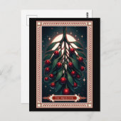 Die Mistletoe-Tarot-Karte Postkarte (Vorne/Hinten)