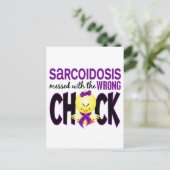 Die mit dem falschen Schwanz verordnete Sarkoidose Postkarte (Stehend Vorderseite)