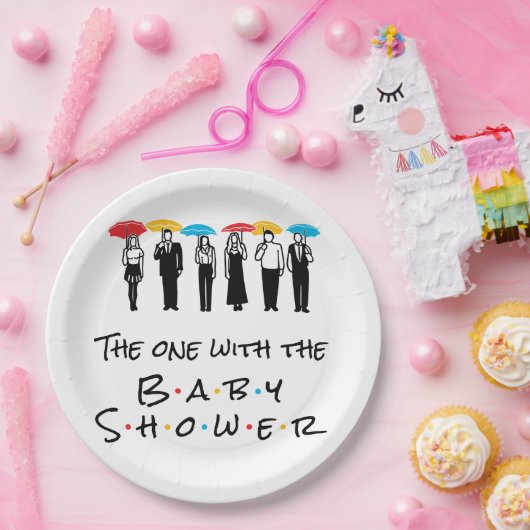 Die mit der Babydusche Pappteller (Party)