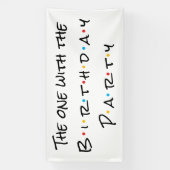 Die mit der Geburtstagspartei Banner (Vertikal)