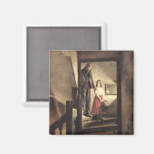 Die Mitarbeiter des alten Alters Magnet (Vorderseite/Rückseite)