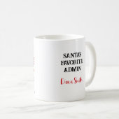 Die Mitarbeiter des personalisierten Weihnachtsmei Kaffeetasse (VorderseiteRechts)