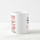 Die Mitarbeiter des personalisierten Weihnachtsmei Kaffeetasse (Mittel)