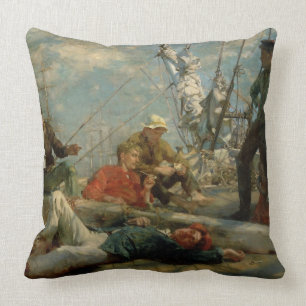 Die MittagsErholung (Yarning Seeleute), 1906 (Öl Kissen