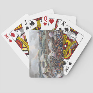 Die Mitte der britischen Armee in der Aktion am Ba Spielkarten