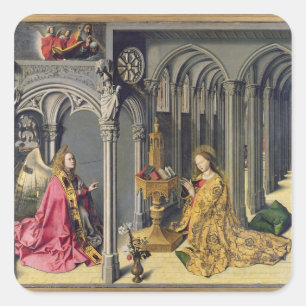 Die Mitteilung, c.1445 Quadratischer Aufkleber