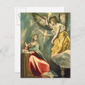 Die Mitteilung, c.1595-1600 Postkarte (Vorne/Hinten)