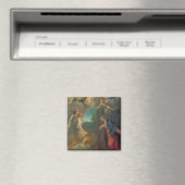 Die Mitteilung (Erdöl auf Leinwand) 2 Magnet (In Situ (Geschirrspüler))