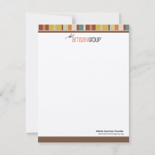 Die Mitteilungskarten der Artisan-Gruppe (Vorderseite)