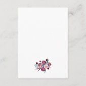 Die Mitteilungskarten der Blütekarte der Mutter (Rückseite)