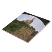 Die mittelalterliche Festung von Tsarevets Fliese (Seite)